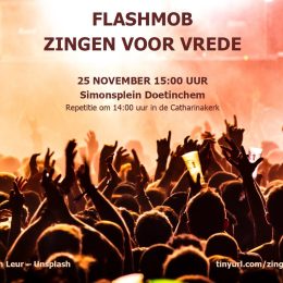 Flashmob voor de vrede